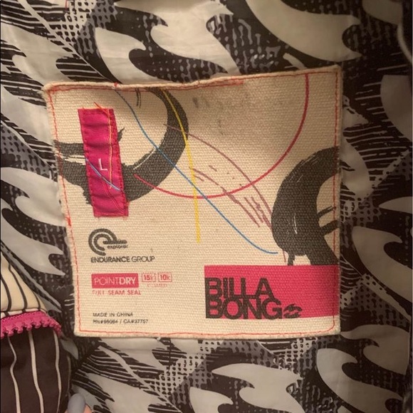 Billabong Winter Jacket black and white - Picture 3 of 3